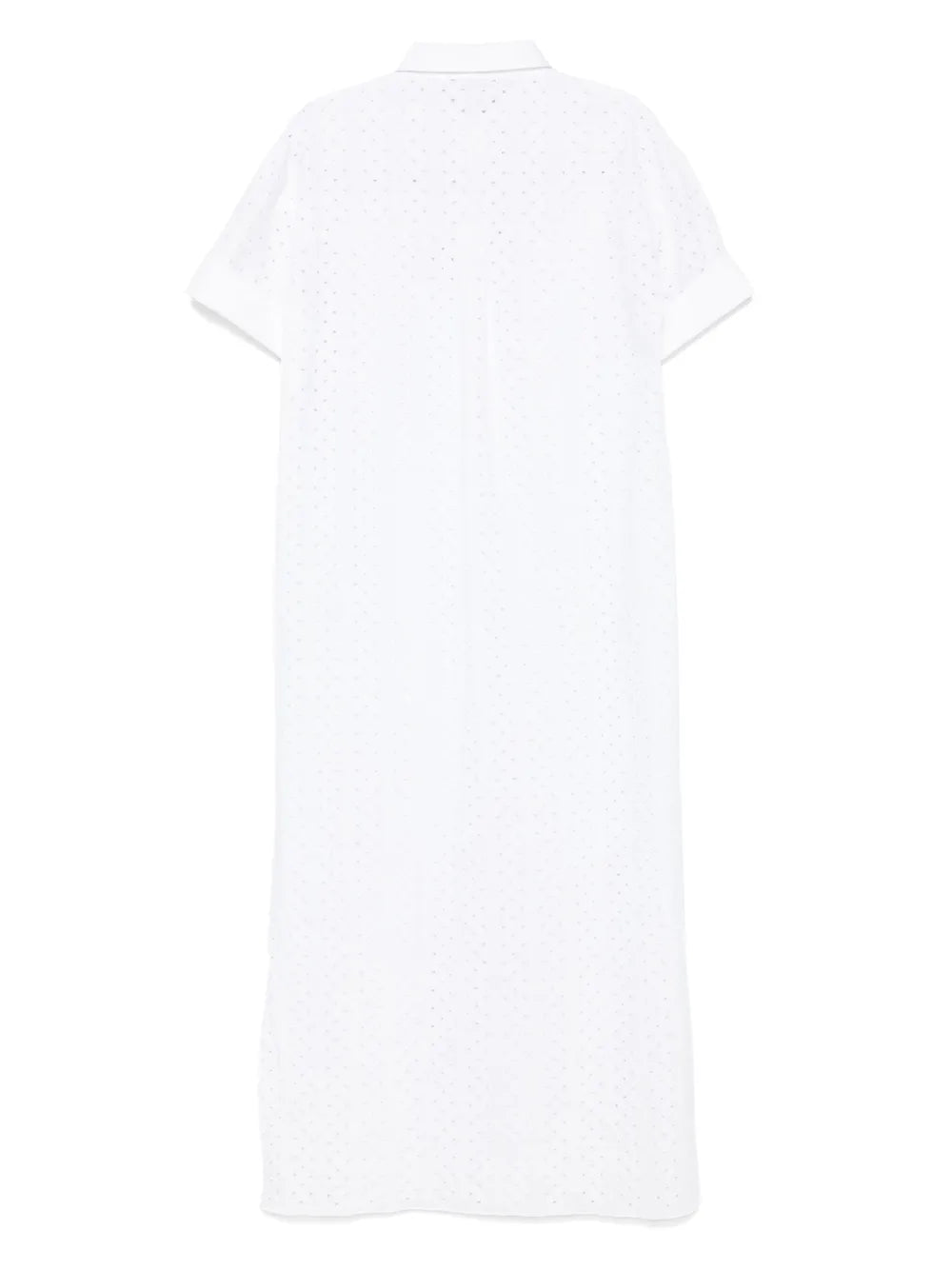 Embroidered Shirt Dress