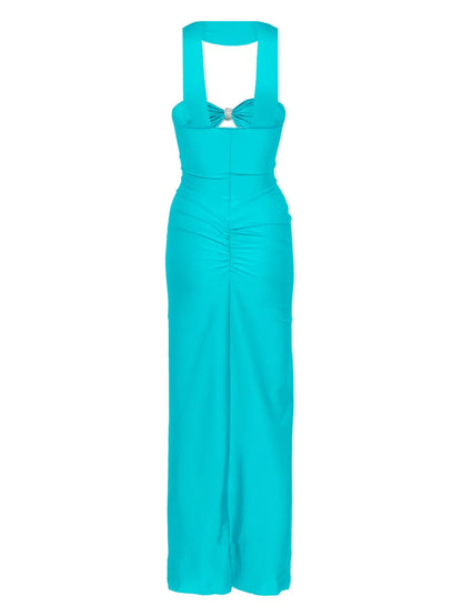 Bead-Embellished Maxi Dress
