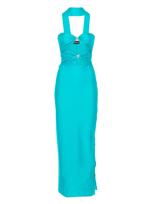 Bead-Embellished Maxi Dress