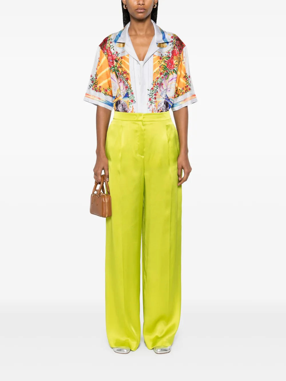 Pleat-Detail Trousers