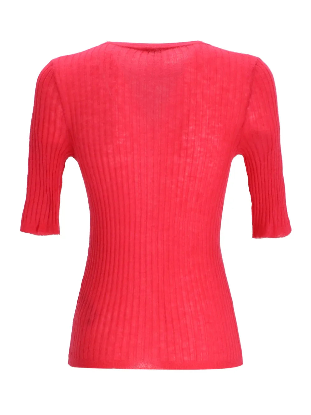 Ribbed-Knit T-Shirt