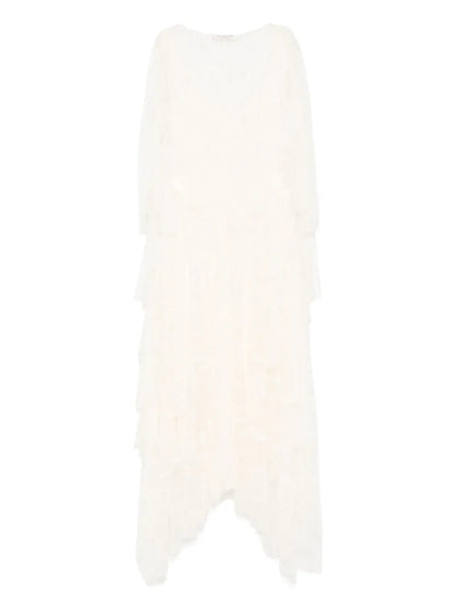 Floral-Lace Maxi Dress