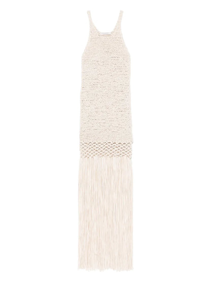 Fringed Maxi Dress