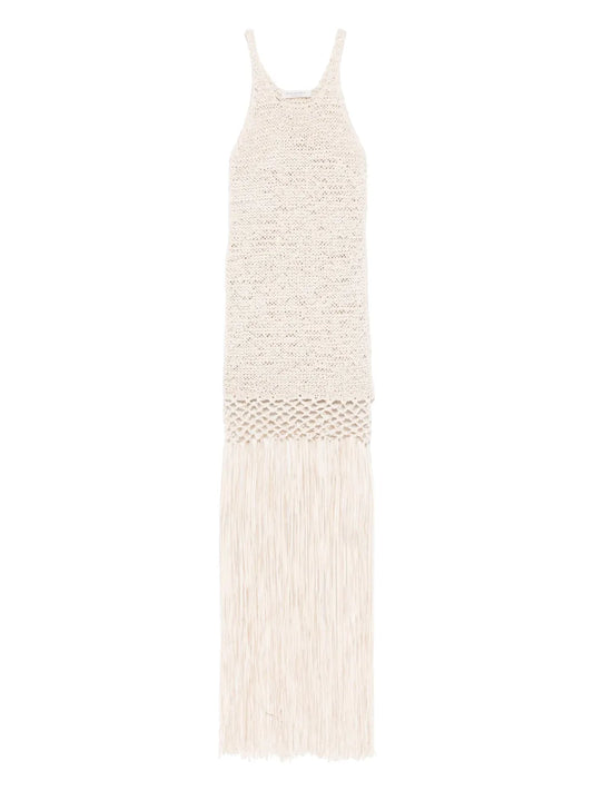 Fringed Maxi Dress