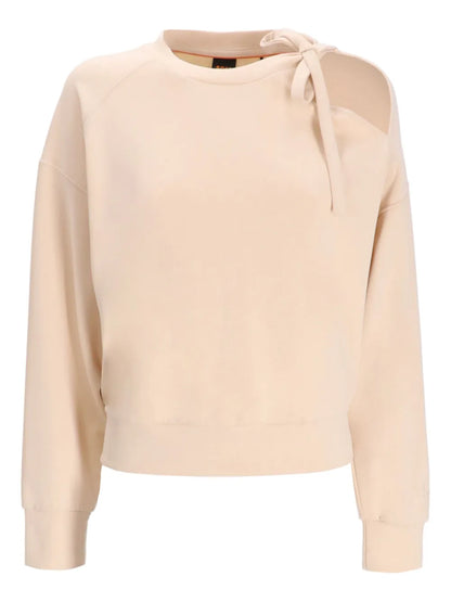 Bow-Embellished Sweatshirt