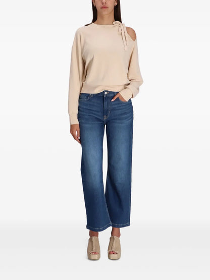 Bow-Embellished Sweatshirt