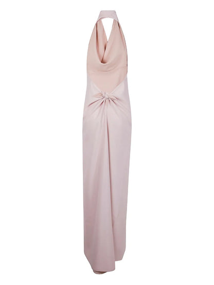 Cowl-Neck Maxi Dress