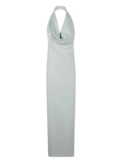 Draped Halterneck Gown