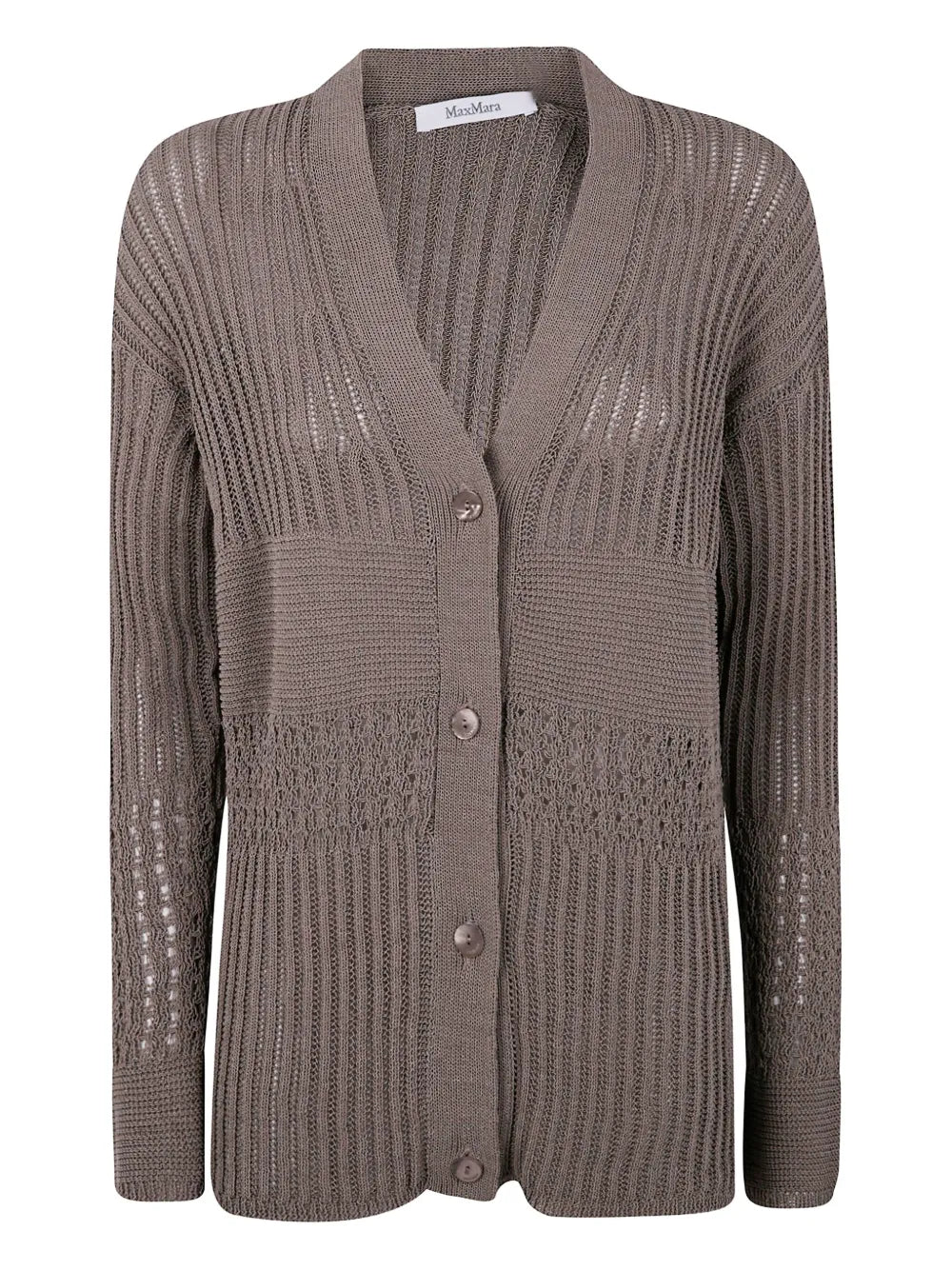 March Knitted Button-Up Cardigan