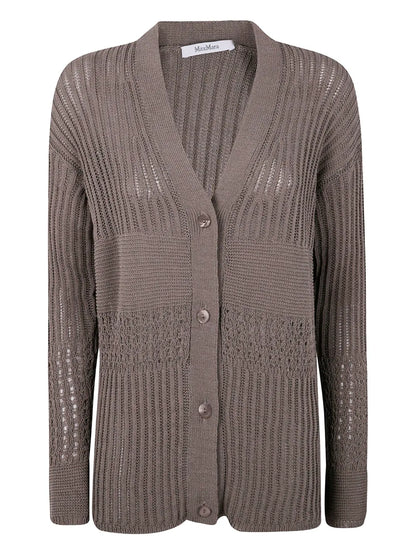 March Knitted Button-Up Cardigan
