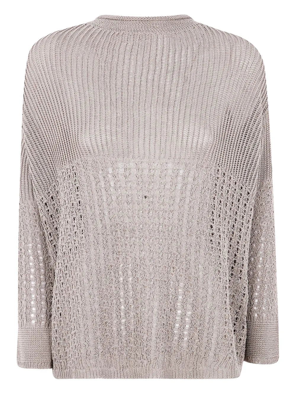 Knitted Open-Back Sweater