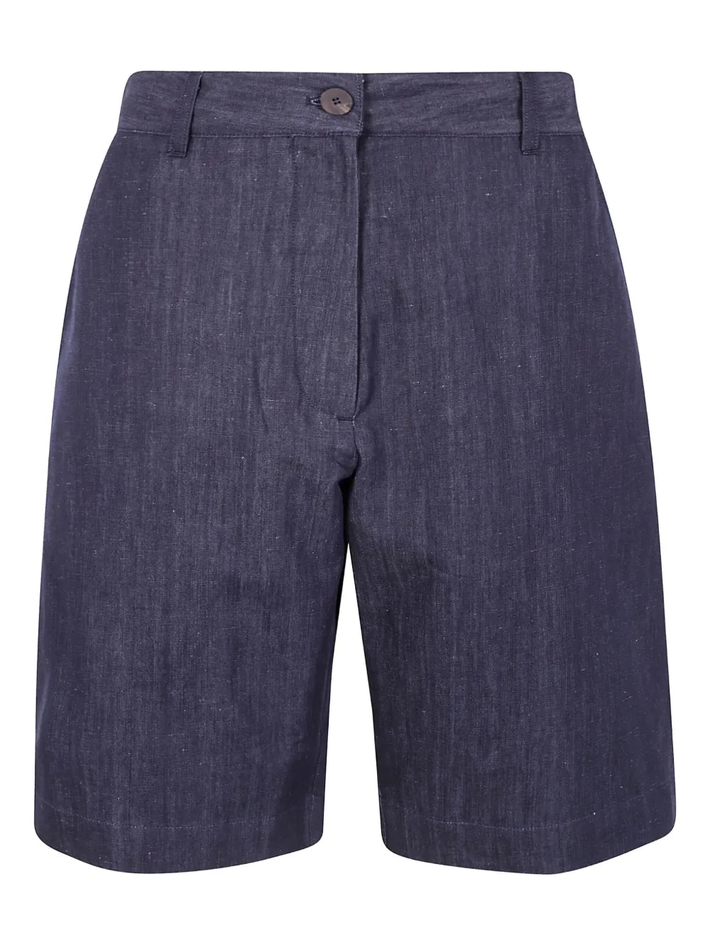 Linen-Blend Shorts