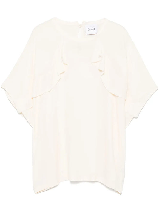 Ruffled-Detailing Blouse