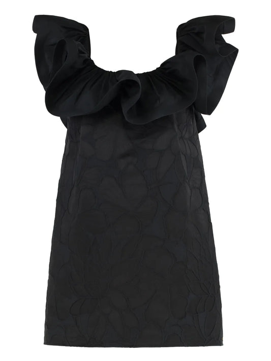 Jacquard Mini Dress