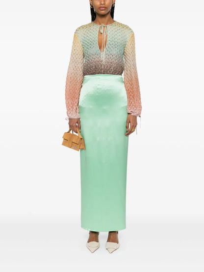 Silk Maxi Skirt