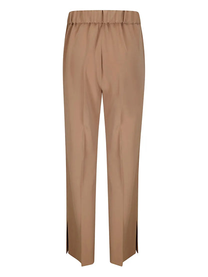 Elasticated-Waist Trousers