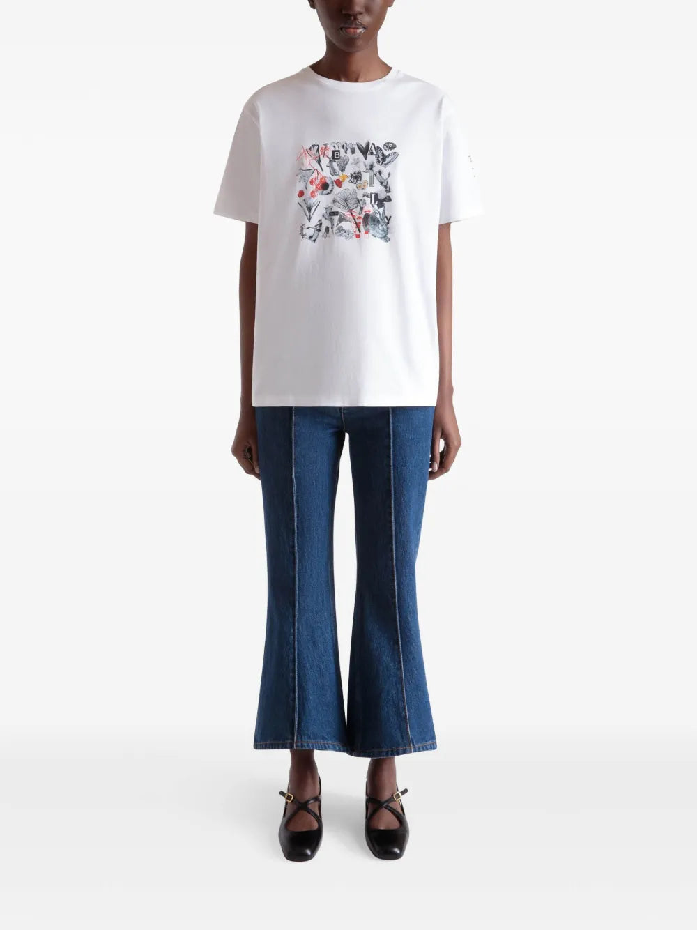 Collage-Print T-Shirt