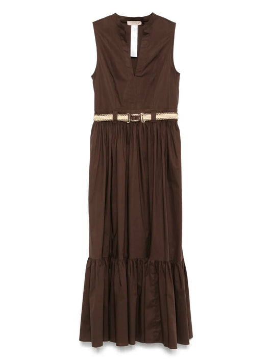 Belted Maxi Dress