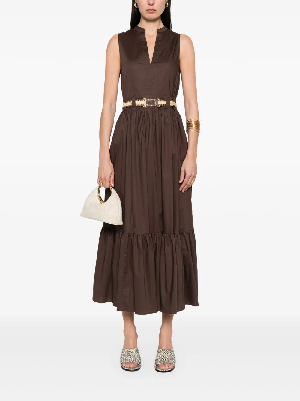Belted Maxi Dress