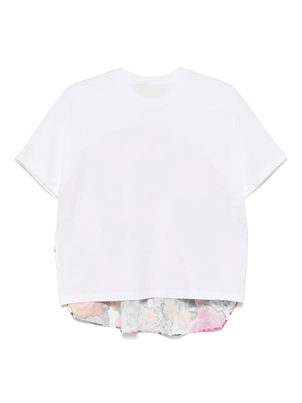 Floral-Detailed T-Shirt