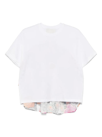Floral-Detailed T-Shirt
