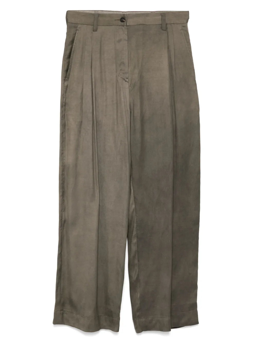 Collaged Wide Leg Trousers