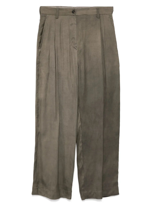 Collaged Wide Leg Trousers
