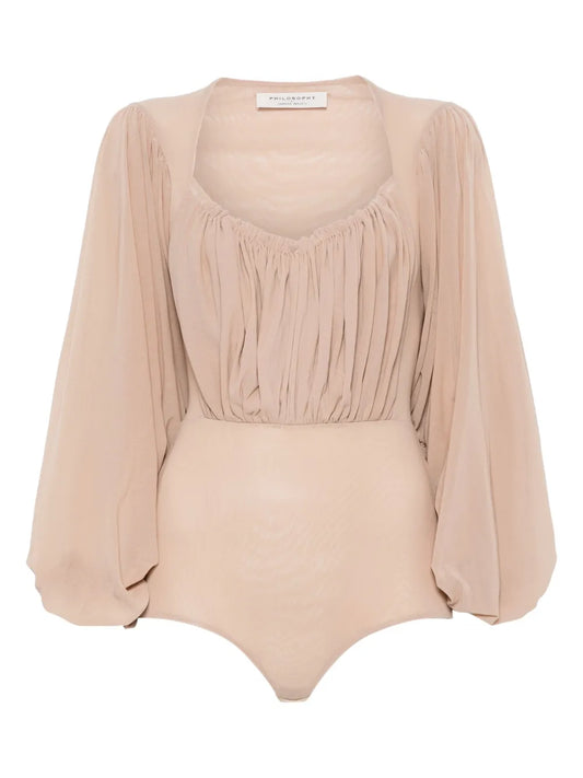 Draped Bodysuit