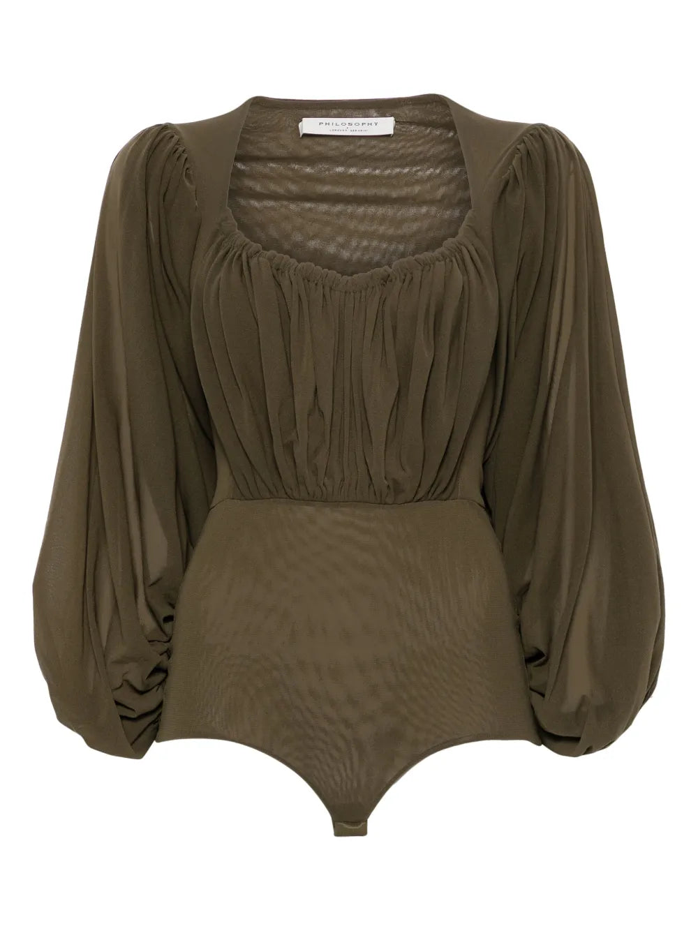 Draped Bodysuit