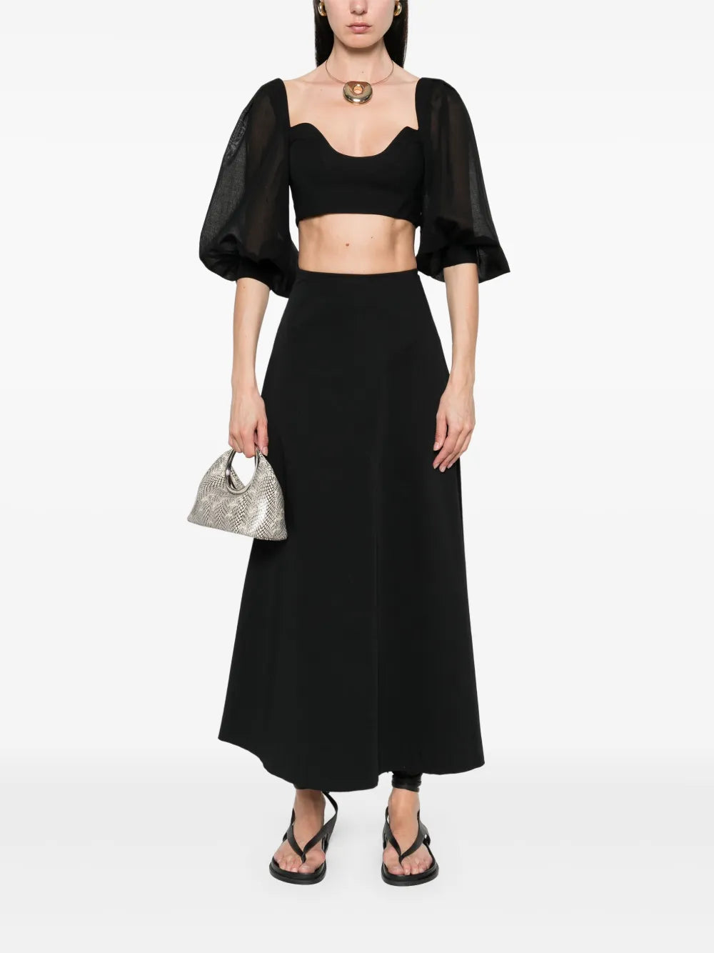 Voile Crop Top