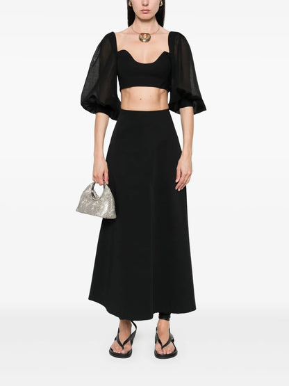 Voile Crop Top