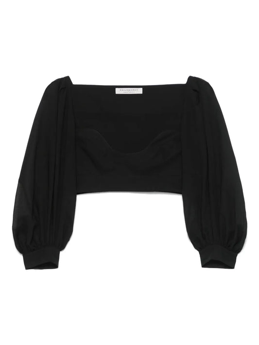 Voile Crop Top