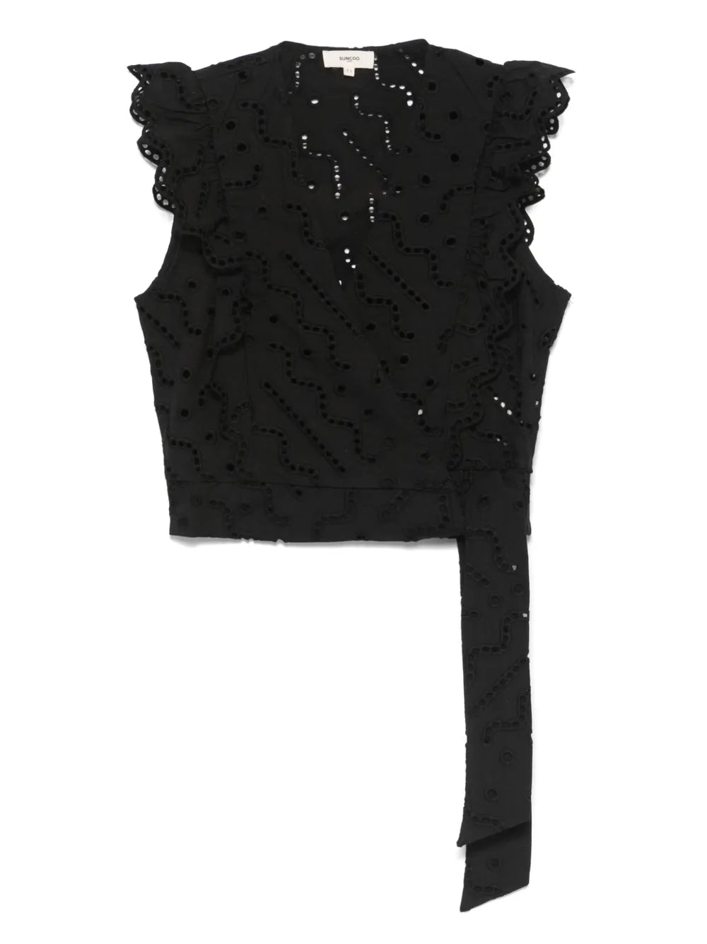 Broderie-Anglaise Trousers Set (Set Of Two)