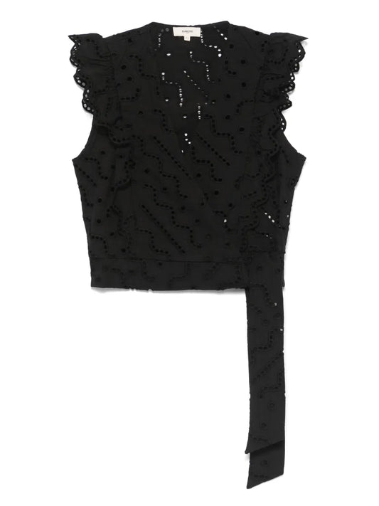 Broderie-Anglaise Trousers Set (Set Of Two)