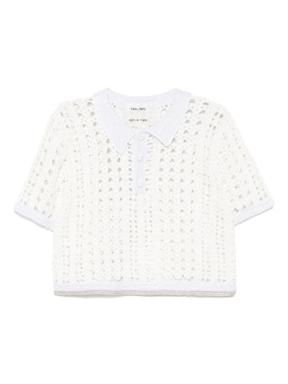 Knitted Polo Top