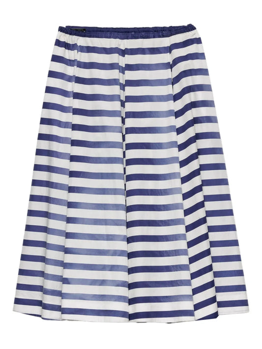 Striped Full Skirt