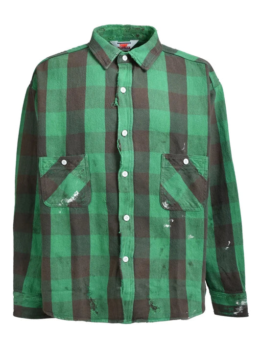 Check-Print Shirt