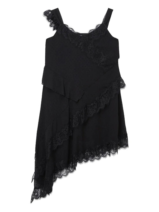 Asymmetric Lace Dress