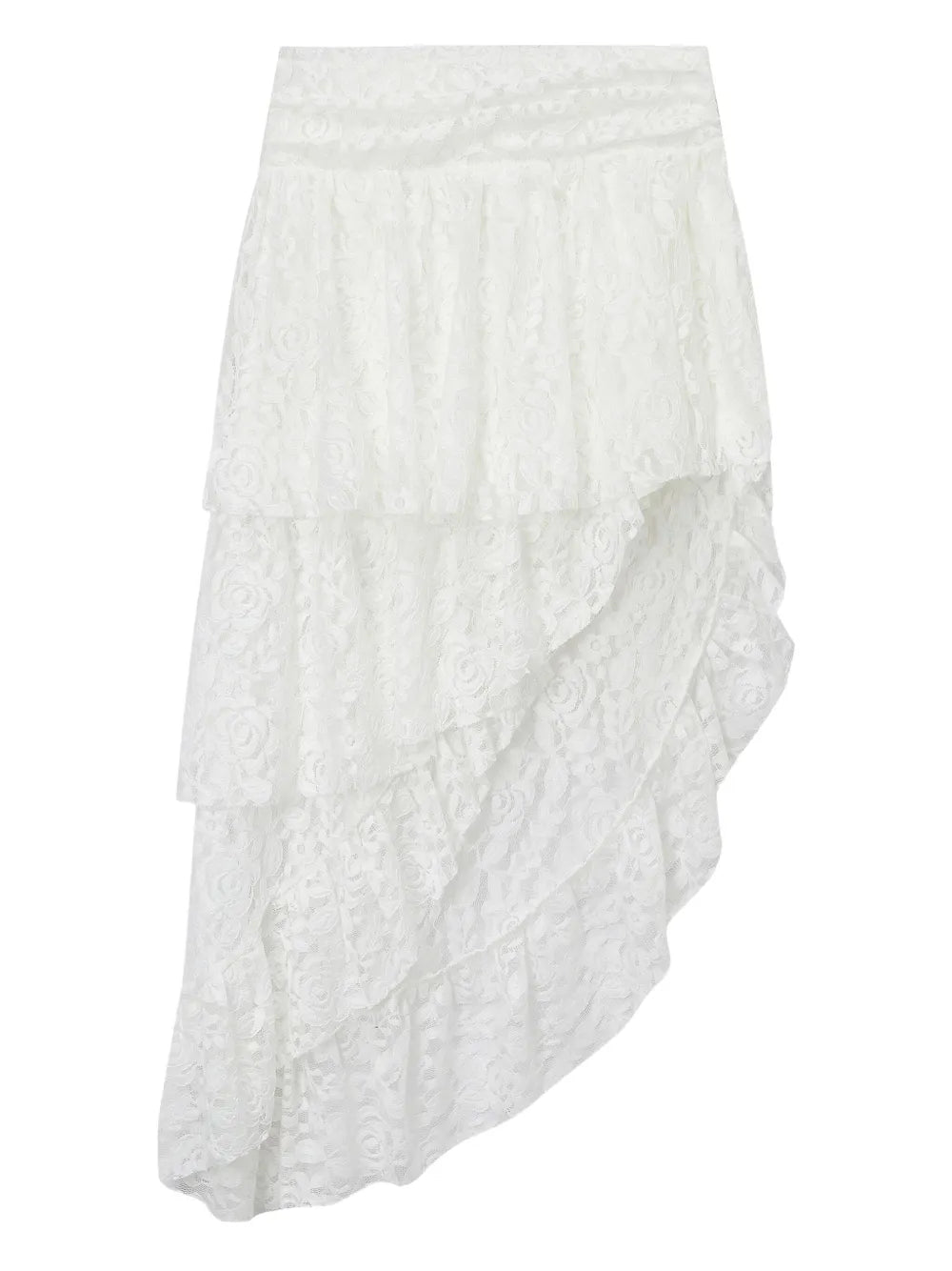 Asymmetrical Lace Skirt