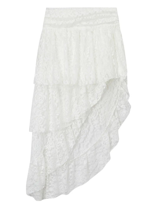 Asymmetrical Lace Skirt