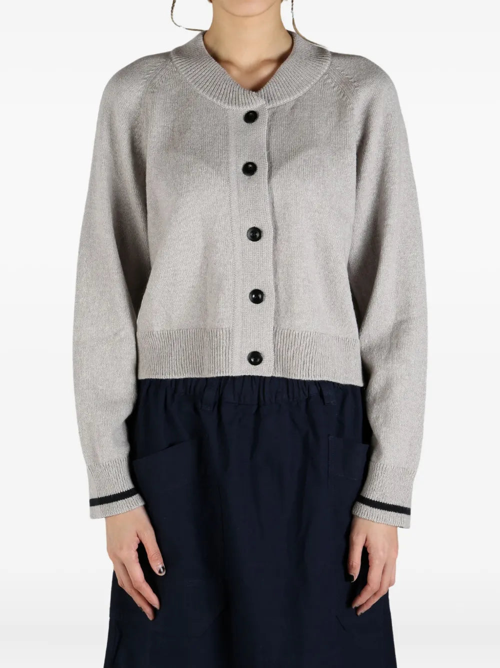 Wool-Cotton Cardigan
