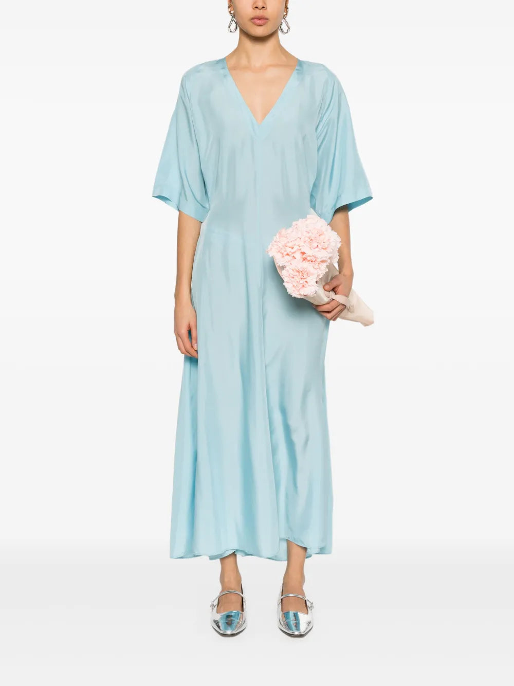 Habotal Silk Maxi Dress