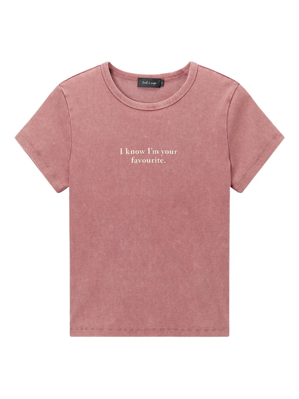 Slogan Print T-Shirt
