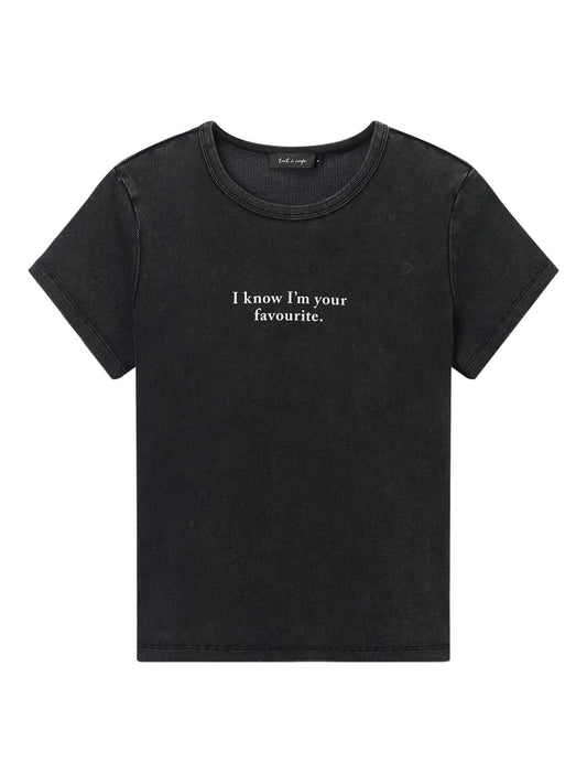Slogan Print T-Shirt