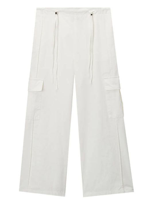 Cargo Wide-Leg Trousers