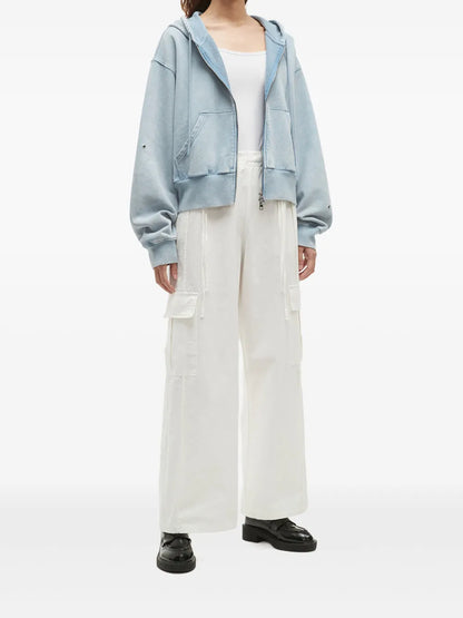 Cargo Wide-Leg Trousers