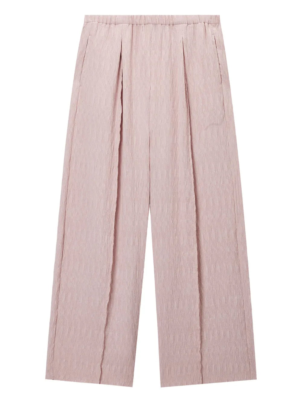 Pleated Wide-Leg Trousers