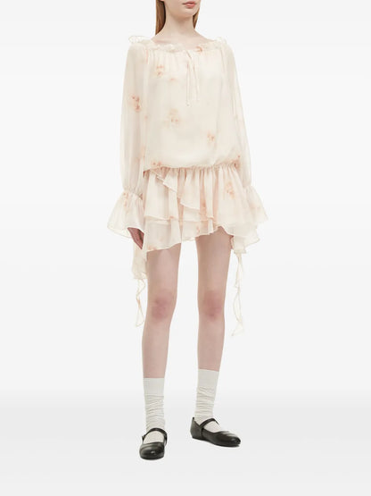 Ruffle-Detail Dress