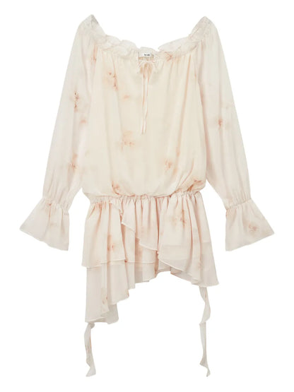 Ruffle-Detail Dress