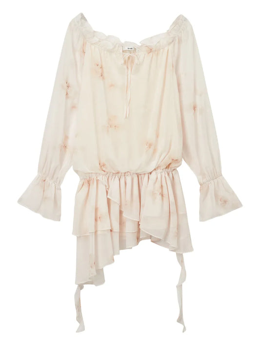 Ruffle-Detail Dress